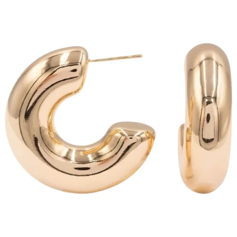 Auskarai ,,Chunky Gold Hoops"