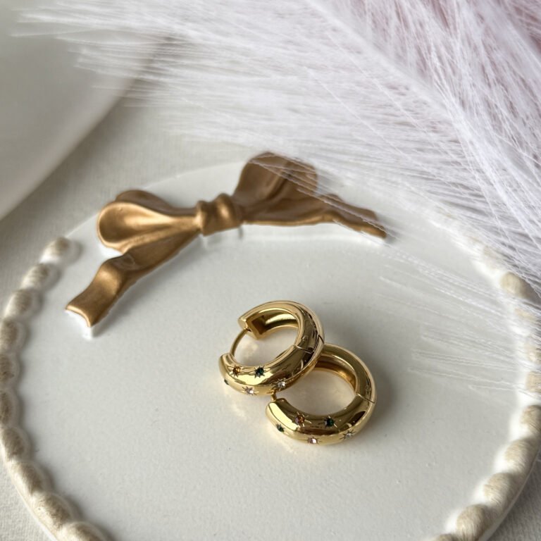 Auskarai ,,Aurea gold"